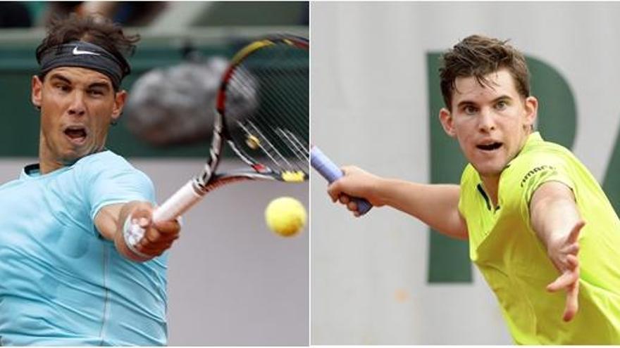 Rafa Nadal y Dominic Thiem