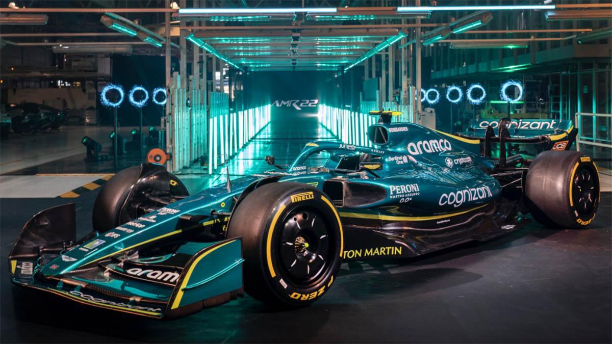 Aston Martin presenta su monoplaza para el Mundial F1 de 2022