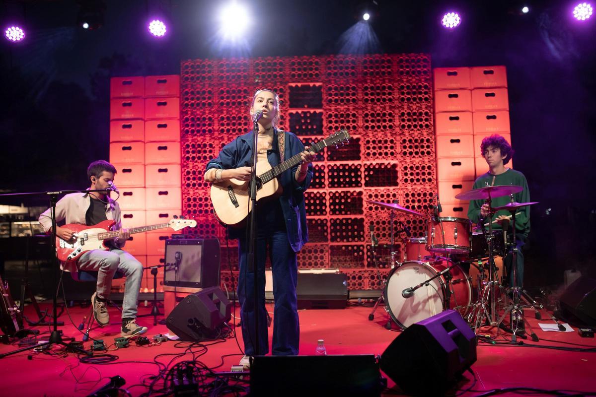 Maria Jaume, durante una de sus actuaciones