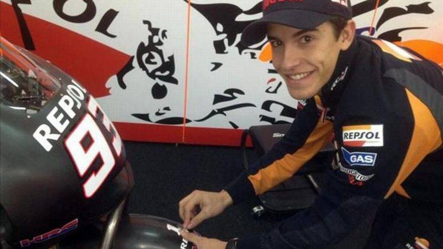 Márquez estrena un original nº 1