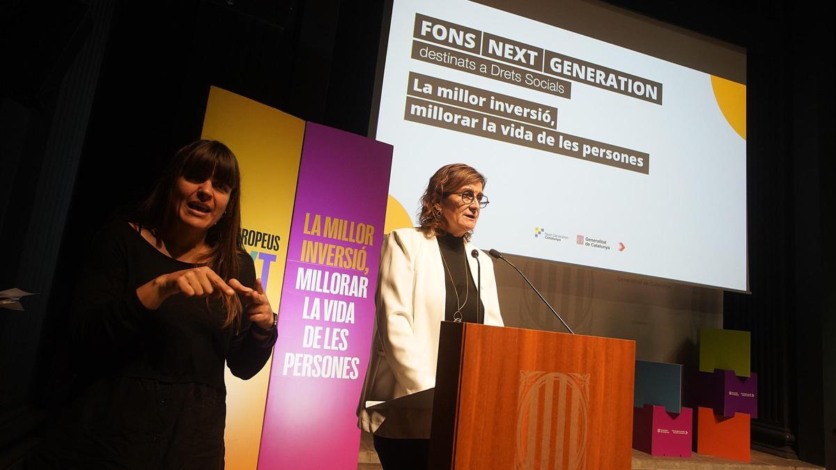 La presentació de les inversions destinats a Drets Socials a Girona
