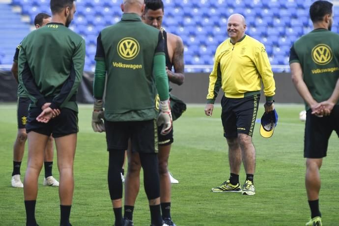 DEPORTES 05-03-19  LAS PALMAS DE GRAN CANARIA.  Primer entrenamiento de Pepe Mel. FOTOS: JUAN CASTRO