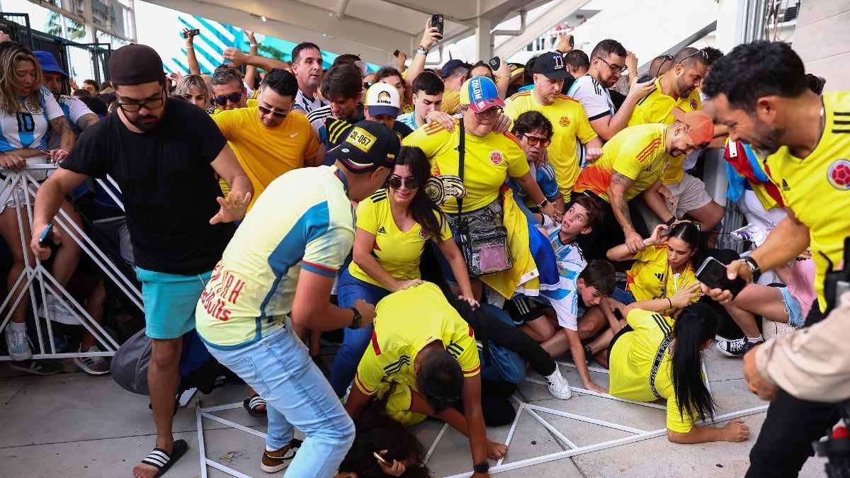 Gravísimos incidentes en el estadio Hard Rock antes de la final de la Copa América