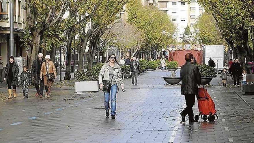 Imagen de archivo de la calle peatonal Blanquerna.