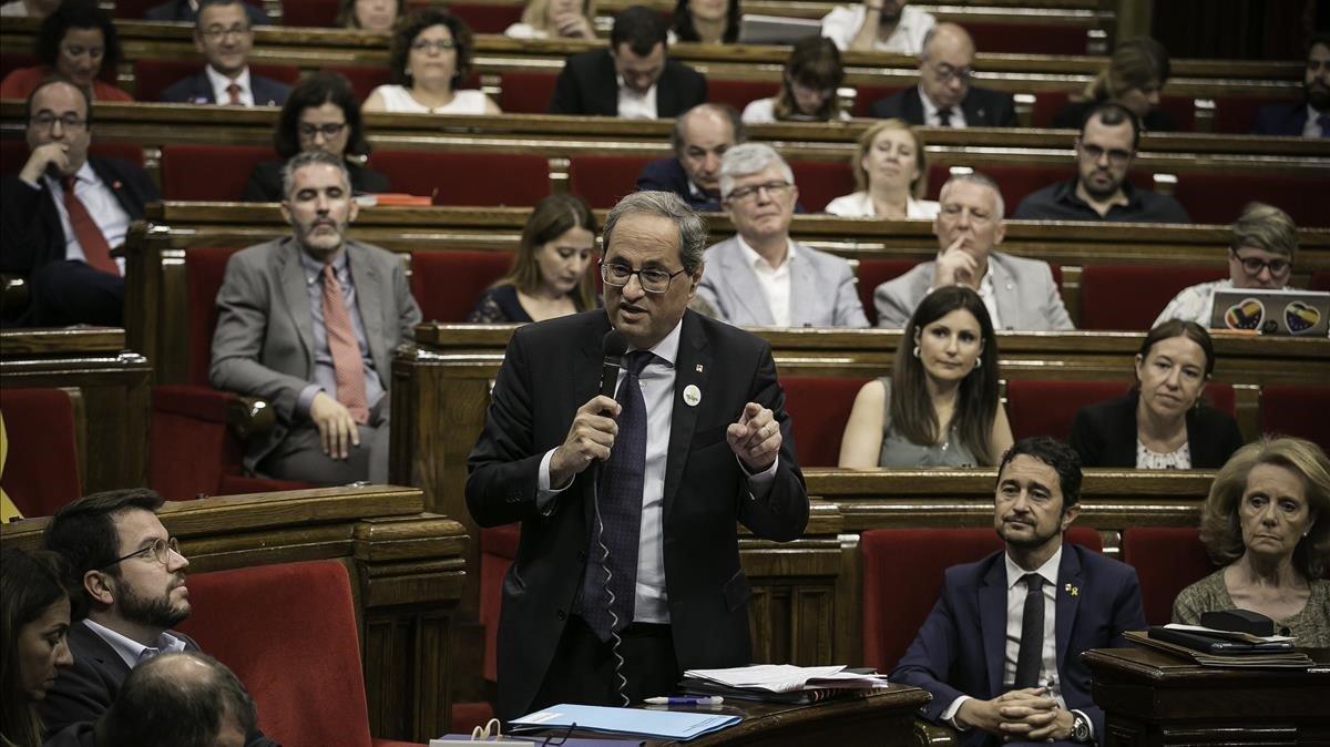 zentauroepp48806413 barcelona 26 06 2019  ple del parlament   quim torra i pla  200330101530