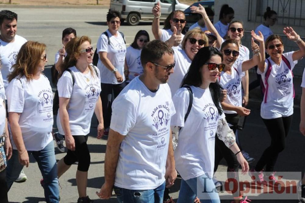 Marcha contra la violencia de género en La Aljorra