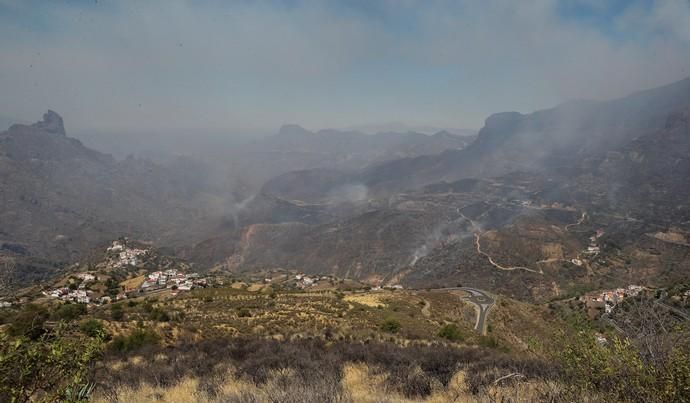 Incendio en Tejeda, Gran Canaria