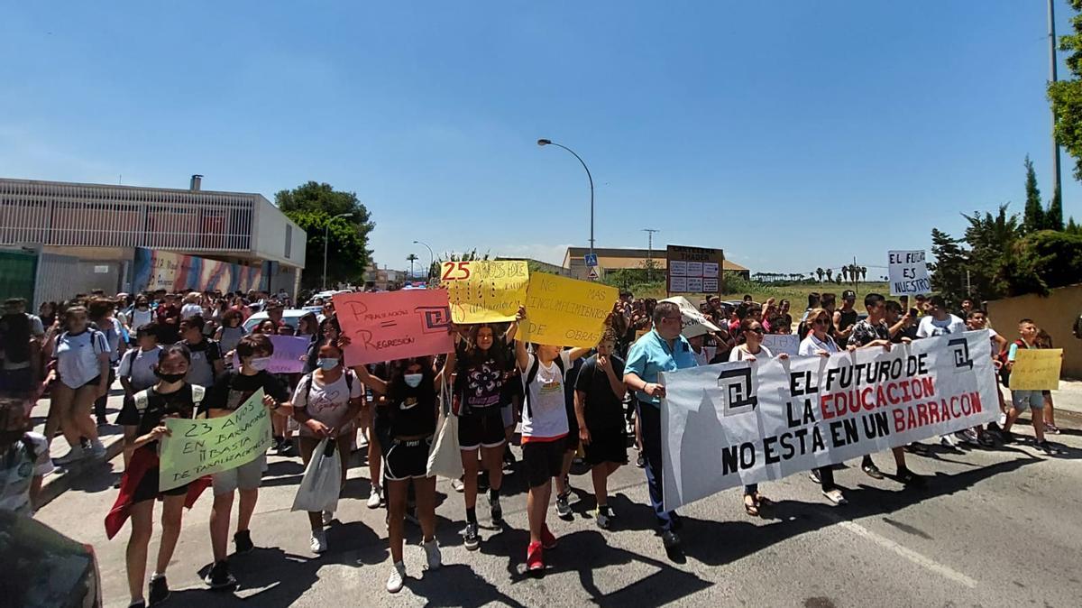 Movilización de protesta por la ampliación del centro