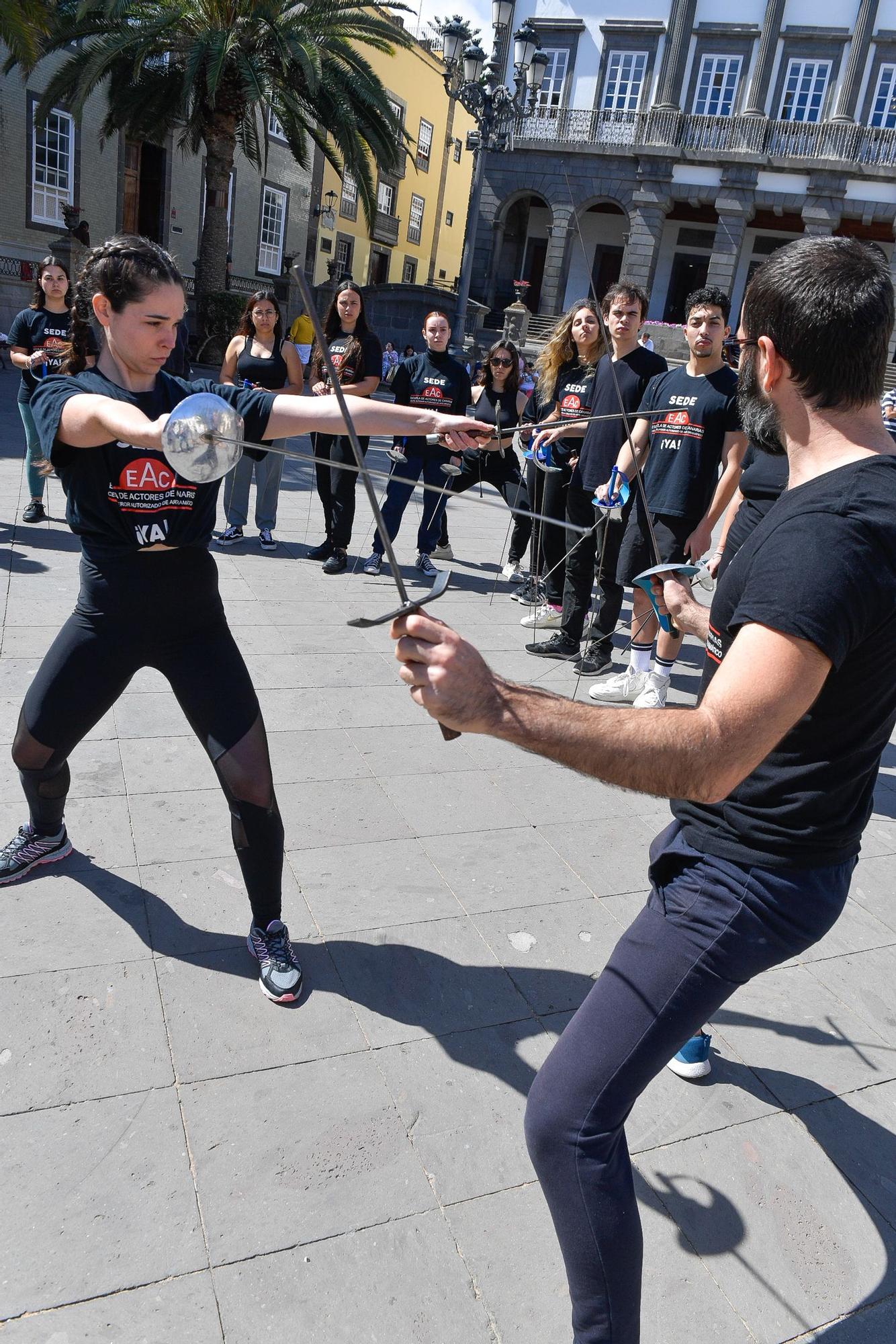 Nueva protesta de la Escuela de Actores de Canarias