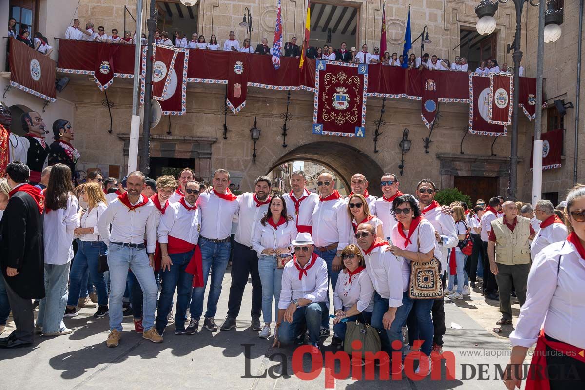 Moros y Cristianos en la mañana del dos de mayo en Caravaca