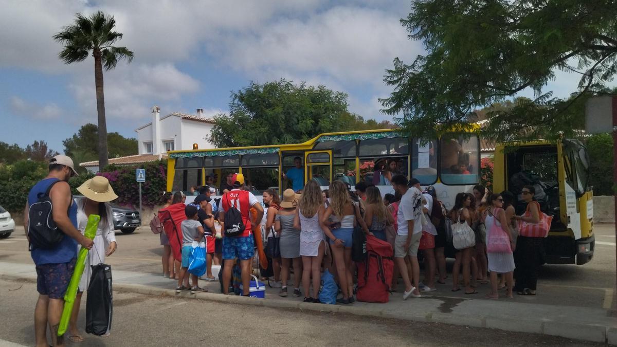 El transporte público en la Granadella.
