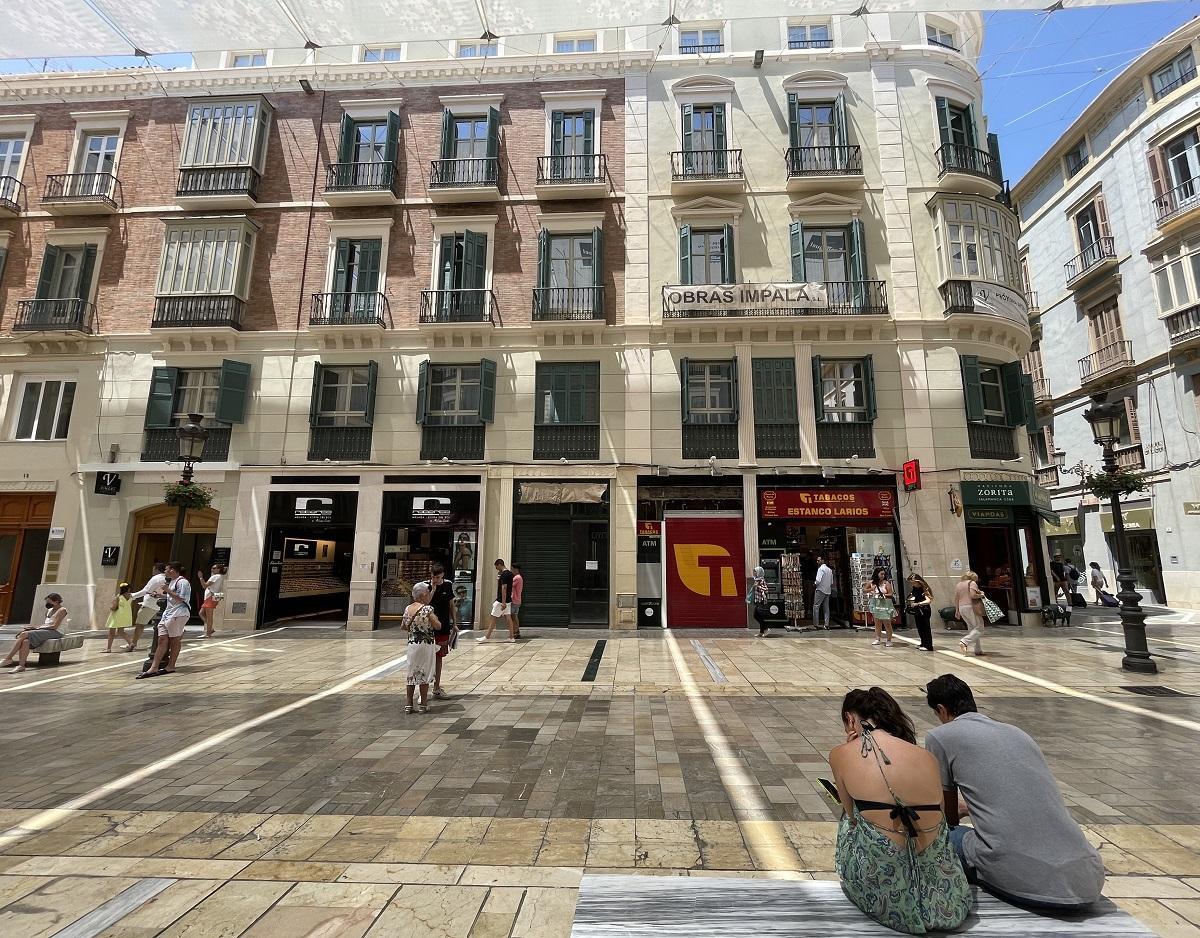 El nuevo hotel Vincci en la calle Larios.