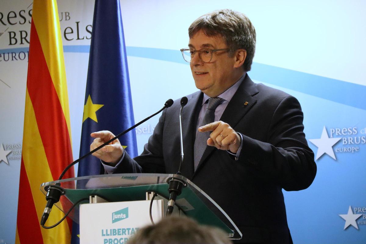 El expresident de la Generalitat y líder de Junts, Carles Puigdemont. El expresident de la Generalitat y líder de Junts, Carles Puigdemont.