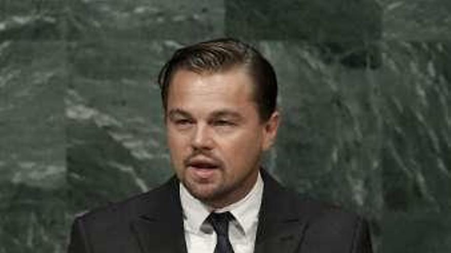 DiCaprio, en la ONU. // Reuters