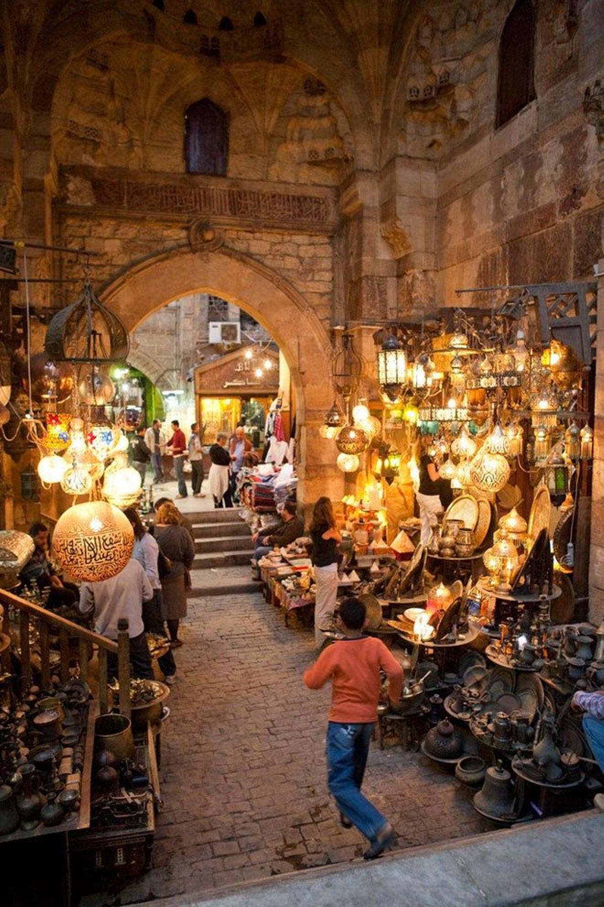 Bazar nocturno de El Cairo
