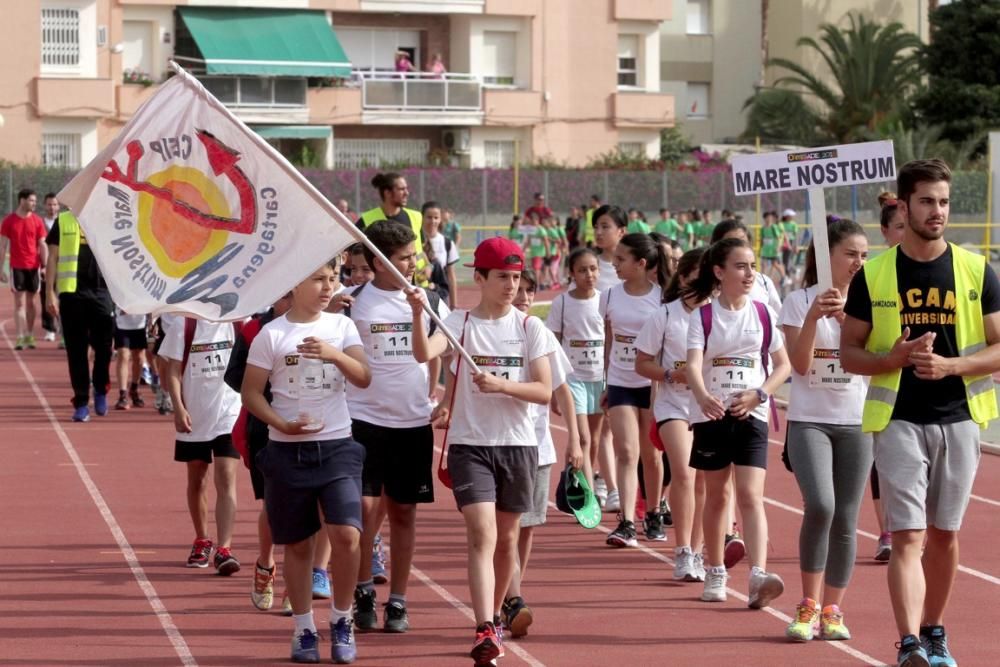 Competición escolar de Atletismo en Cartagena