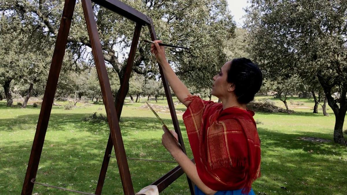 Representación de Frida Kalho en Sayago