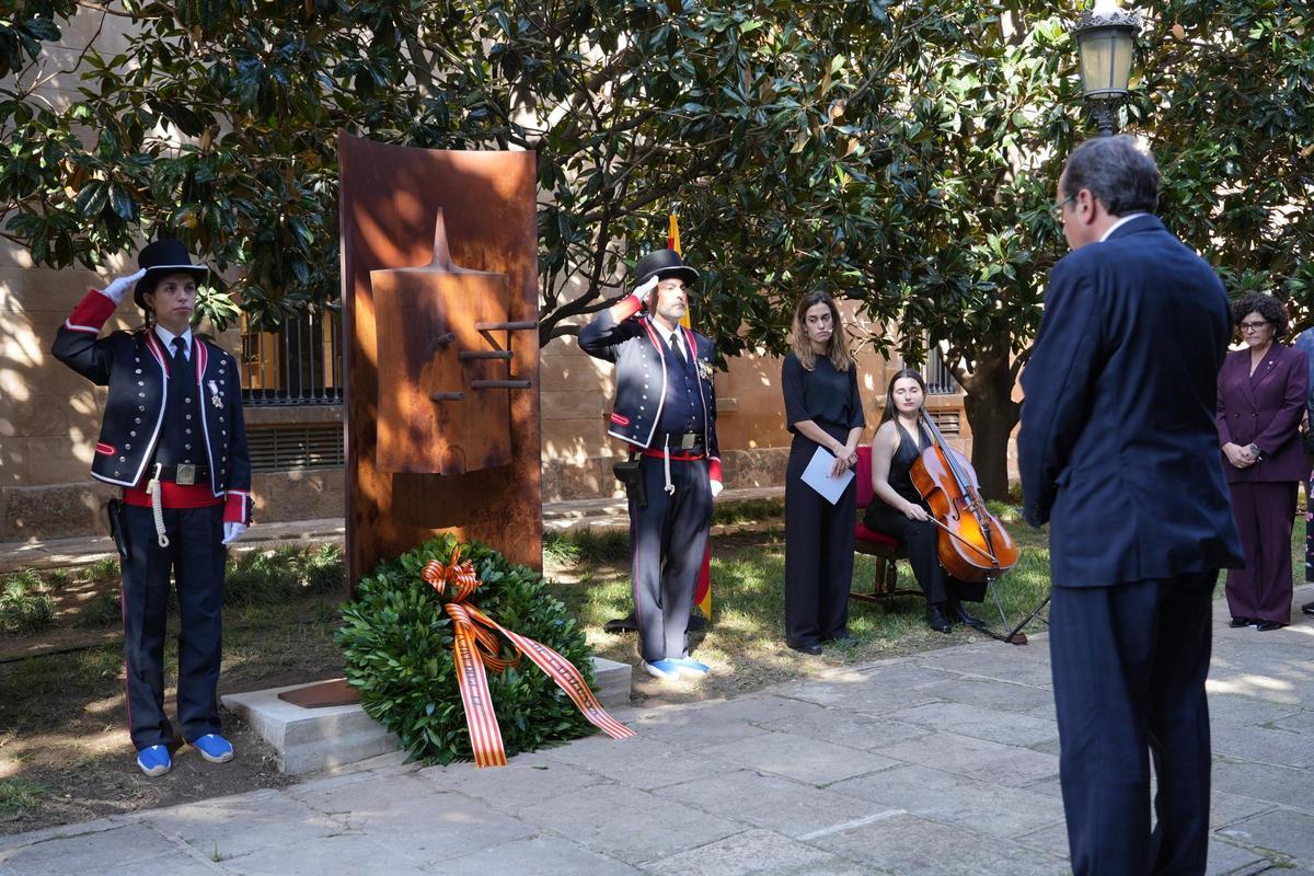Homenaje del Parlament a Lluís Companys celebrado la semana pasada en la Cámara.