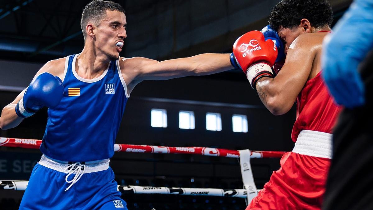 Elias Azaouaghe en una de sus últimas peleas.