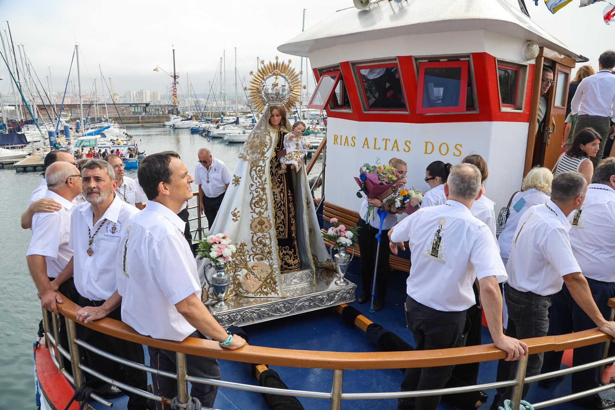 Procesión de la Virgen del Carmen en A Coruña
