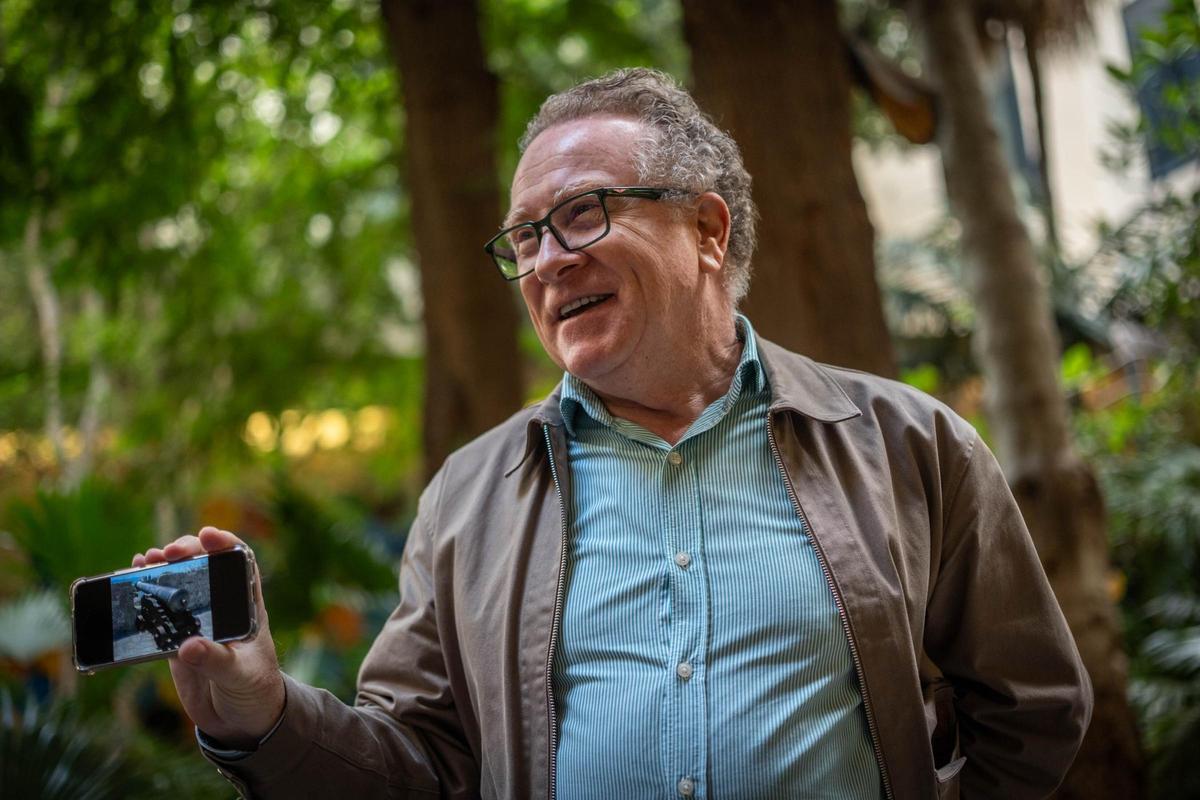 Carlos Pallés, el pasado viernes en el Museo de la Naturaleza y la Arqueología (MUNA)