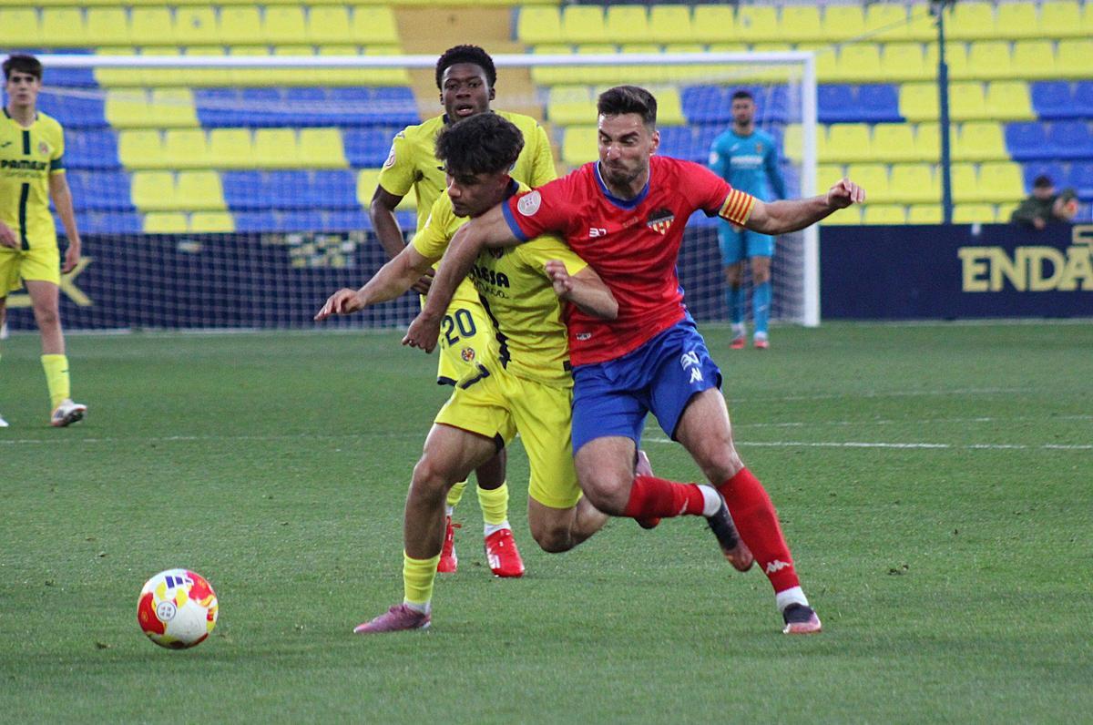 El Villarreal C cayó derrota por la mínima ante el Atlético Saguntino, en el Mini Estadi.