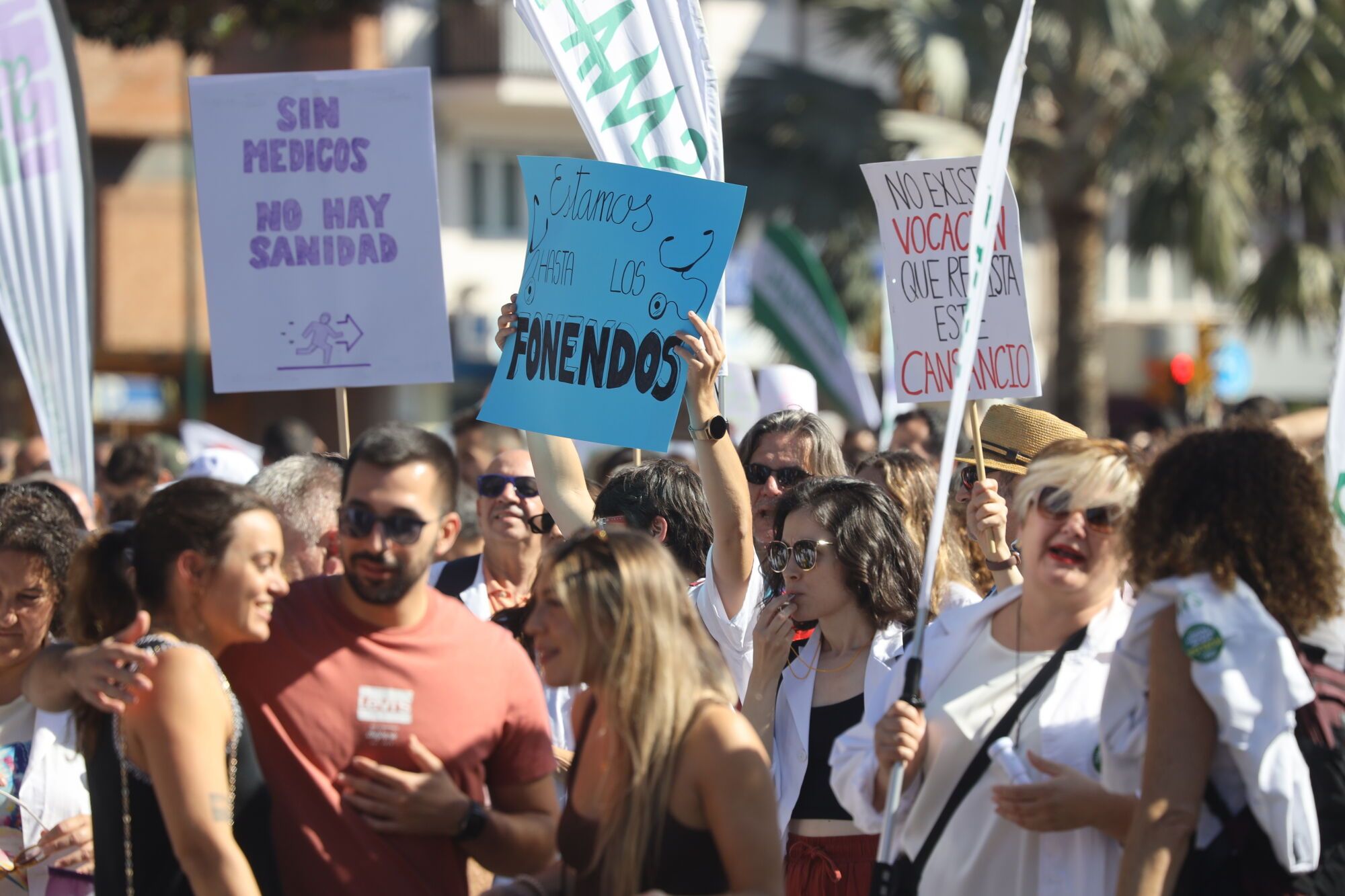 MLG 03-10-2025 Manifestación de la sanidad pública en Málaga.