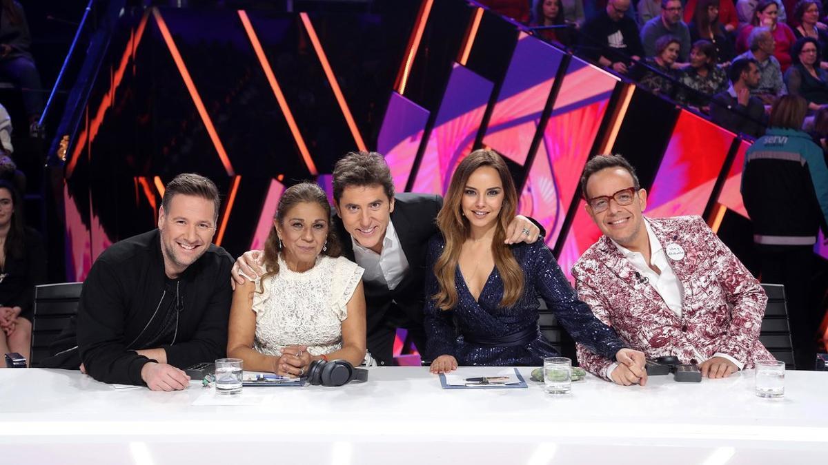 El jurado de 'Tu cara me suena 8' en la gala 9