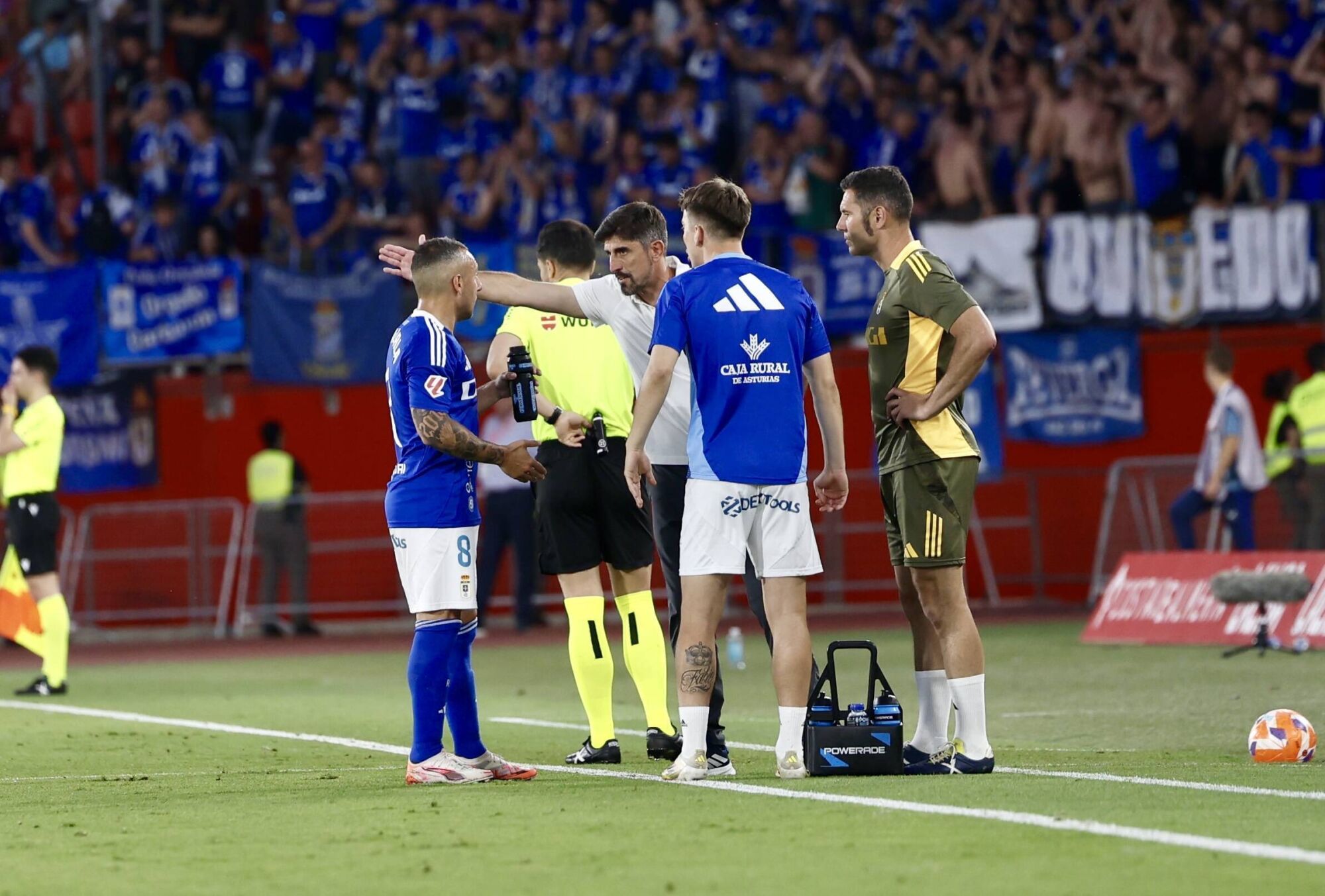 Así fue el primer partido del play-off entre el Almería y el Real Oviedo 