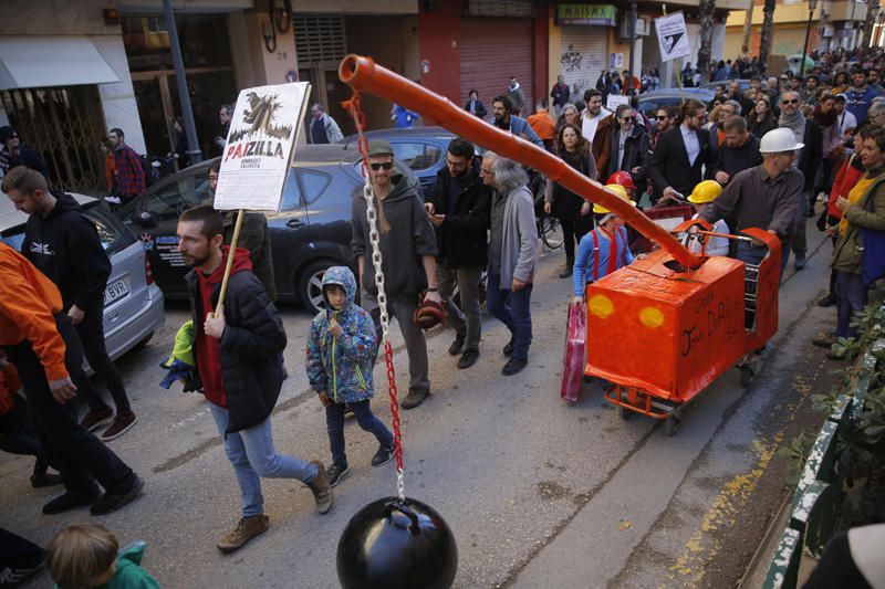 Manifestación contra el PAI de Benimaclet