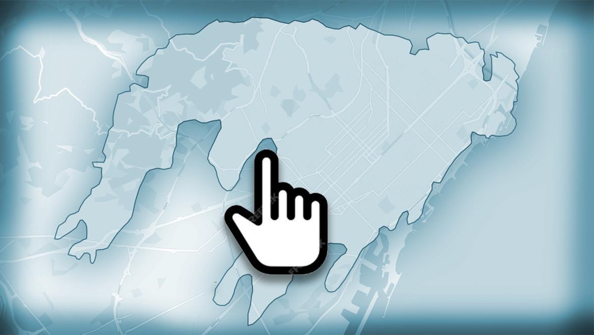 Superficie quemada comparada con la ciudad de Barcelona