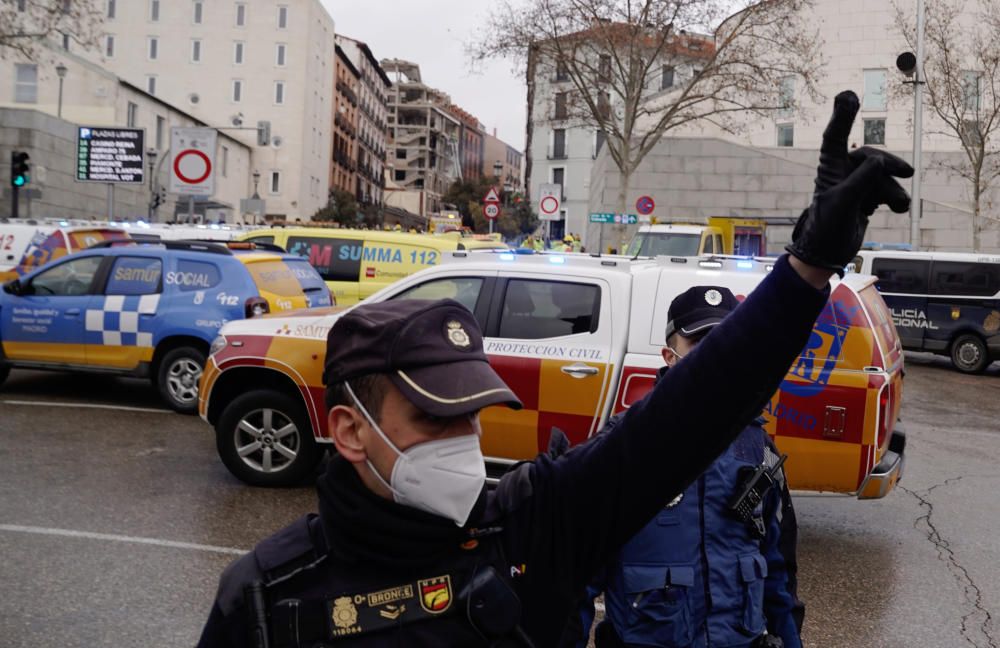 Violenta explosión en Puerta de Toledo.