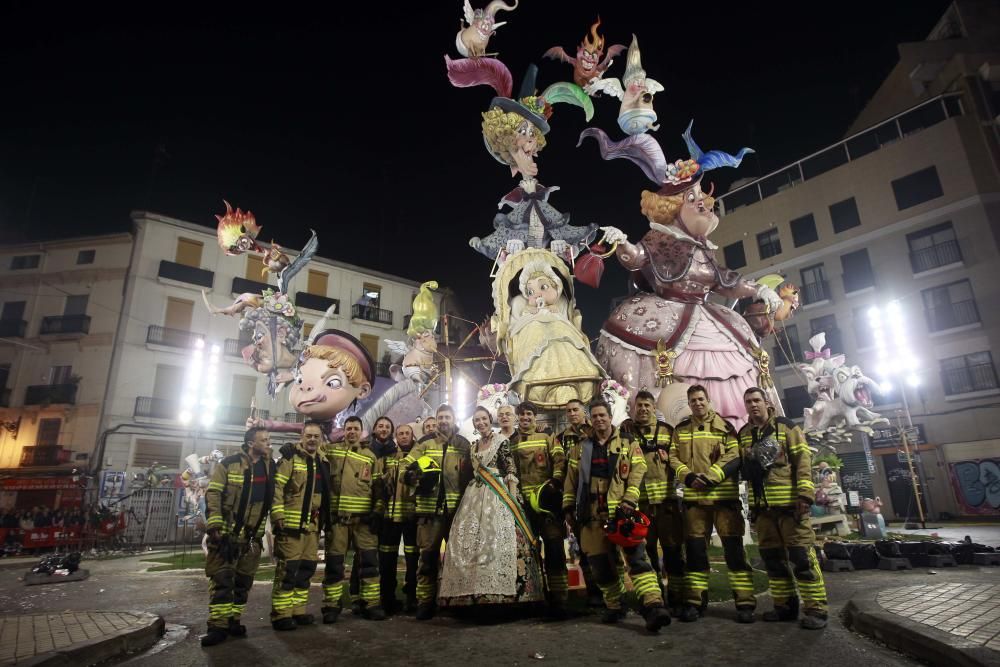 Cremà de la falla Convento Jerusalén