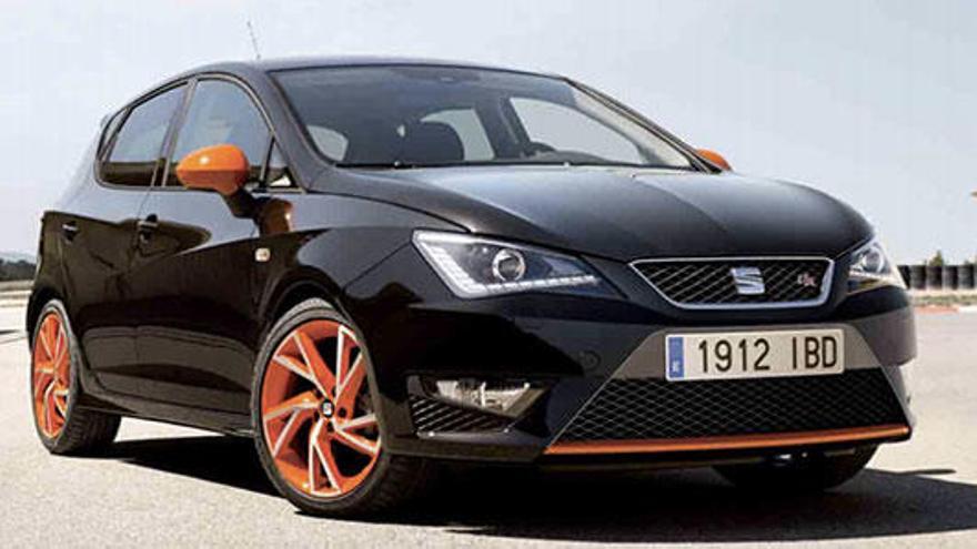 Un modelo del nuevo Seat Ibiza que se presenta hoy en Avilés.