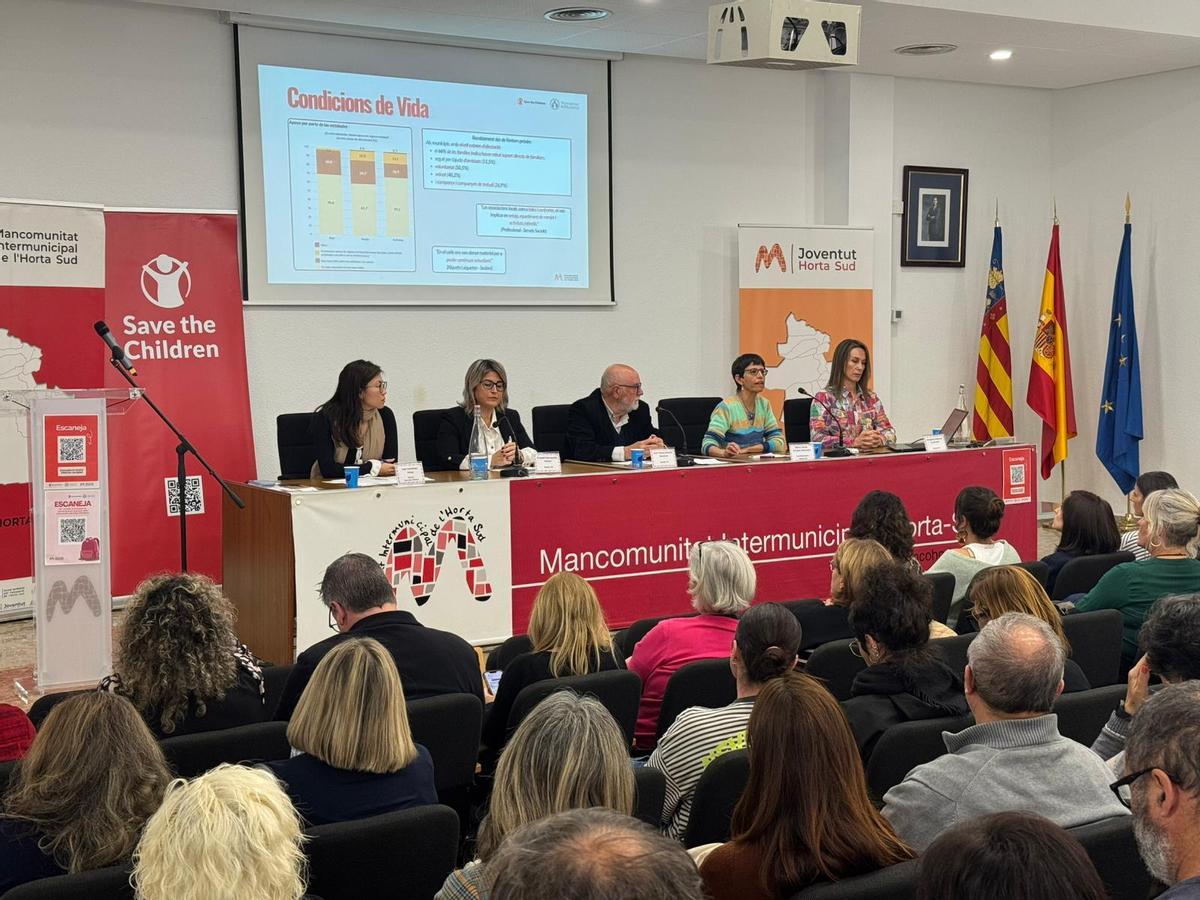 Presentación del estudio en la Mancomunitat de l'Horta Sud.