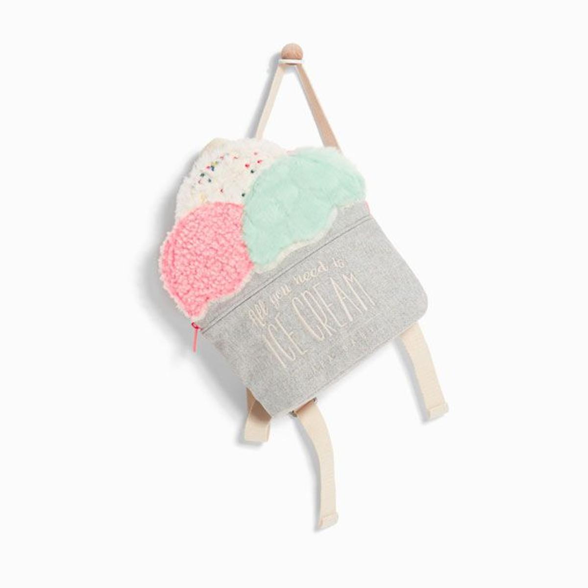 Bolsos capricho de Zara Kids: mochila con forma de helado