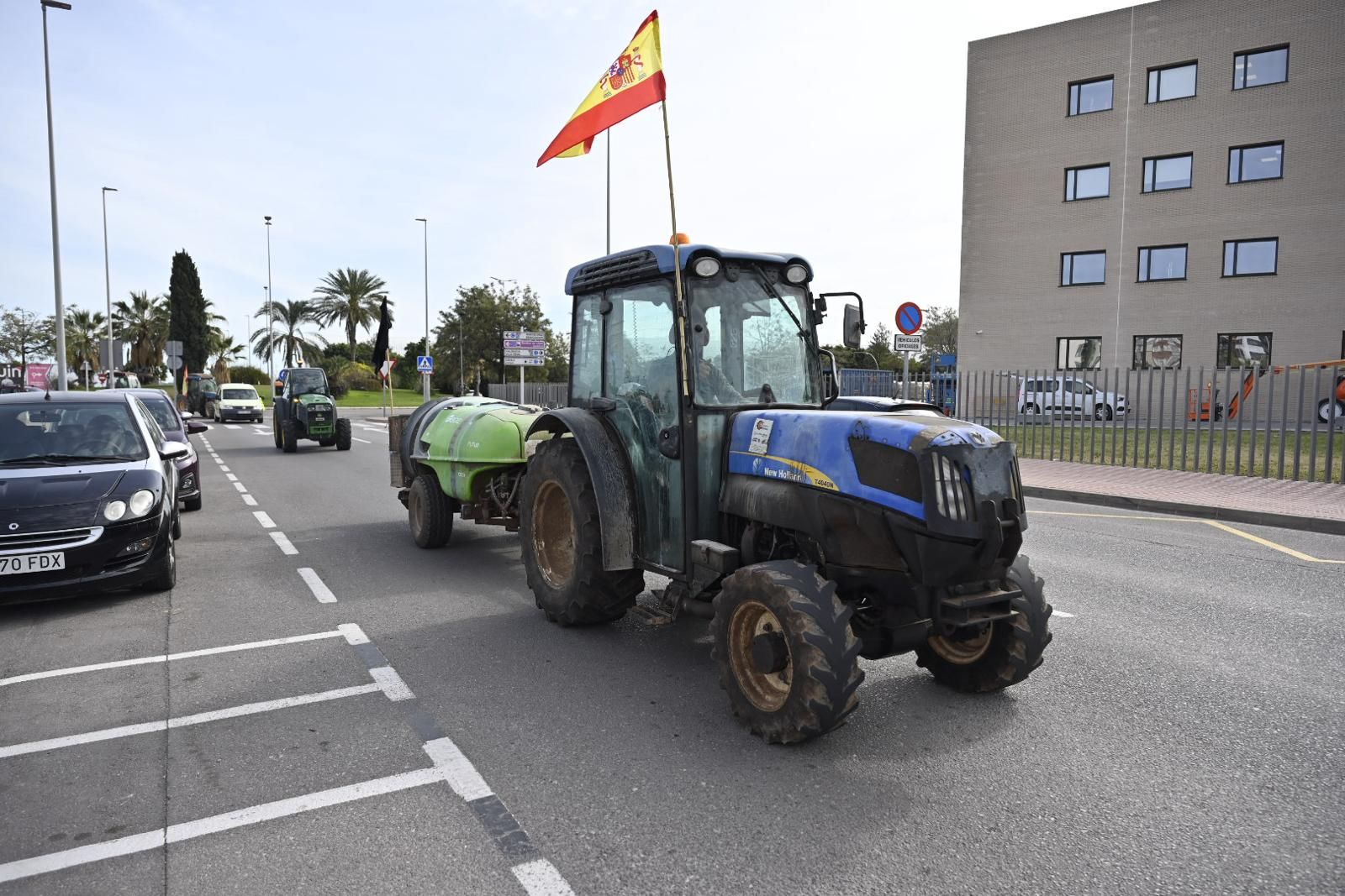 Tractorada en Castelló