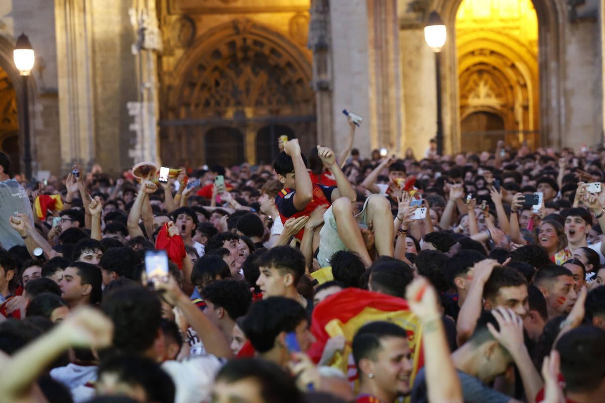 Así se vivió el partido de España contra Francia en Oviedo