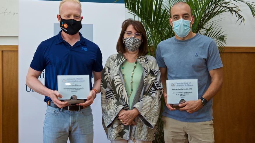 El Consejo Social de la Universidad de Alicante concede el Premio al Mérito Deportivo a Fernando Alarza e Iván Cano