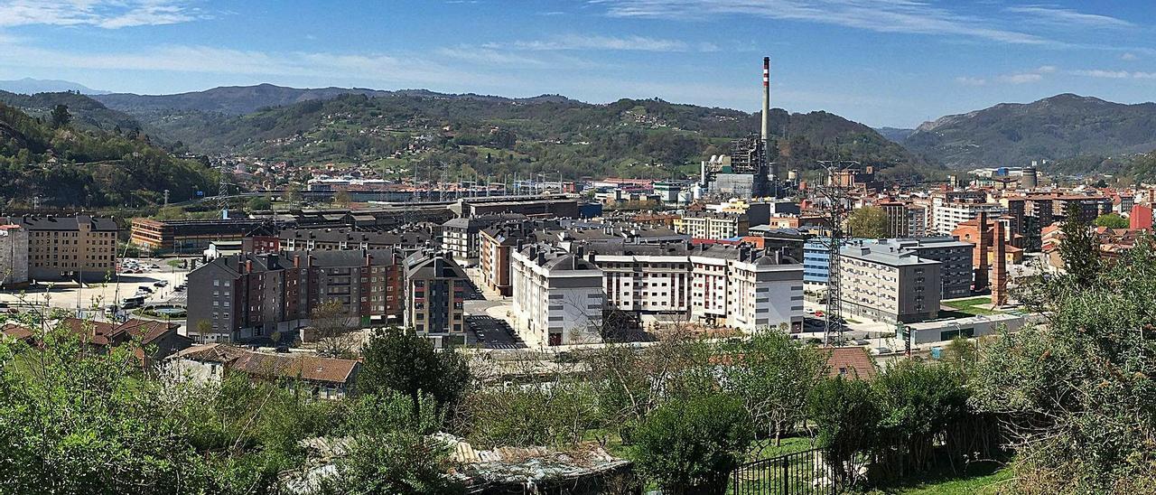 Vista del barrio de Nuevo Langreo. | Juan Plaza