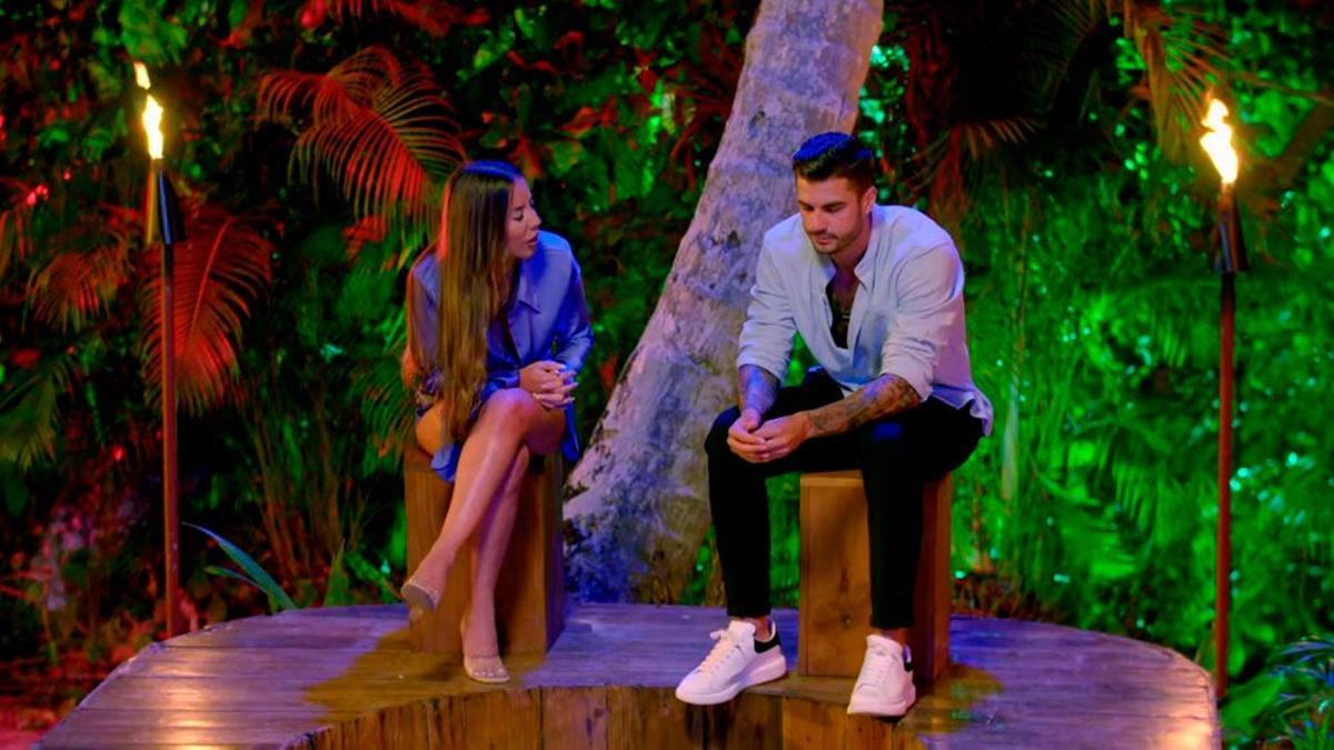 Laura y Mario ('La isla de las tentaciones 5') en la hoguera de confrontación