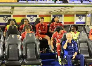 El Real Murcia, con menos fondo de armario del esperado