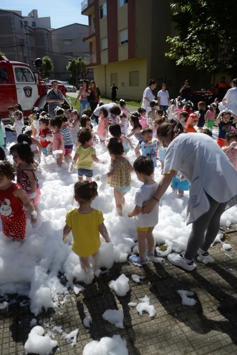 Nieve a las puertas del verano en la guardería