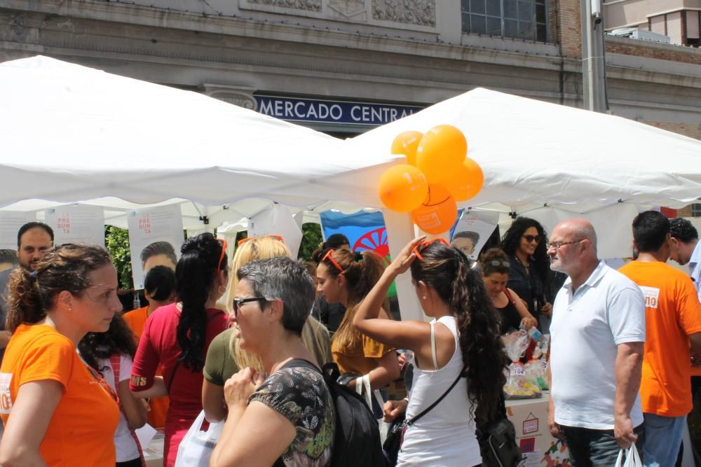 La jornada de puertas abiertas se celebró en la plaza del Mercado