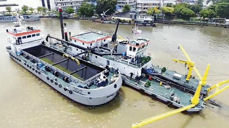 Los nuevos barcos para la Autoridad Portuaria de Tailandia. // FdV