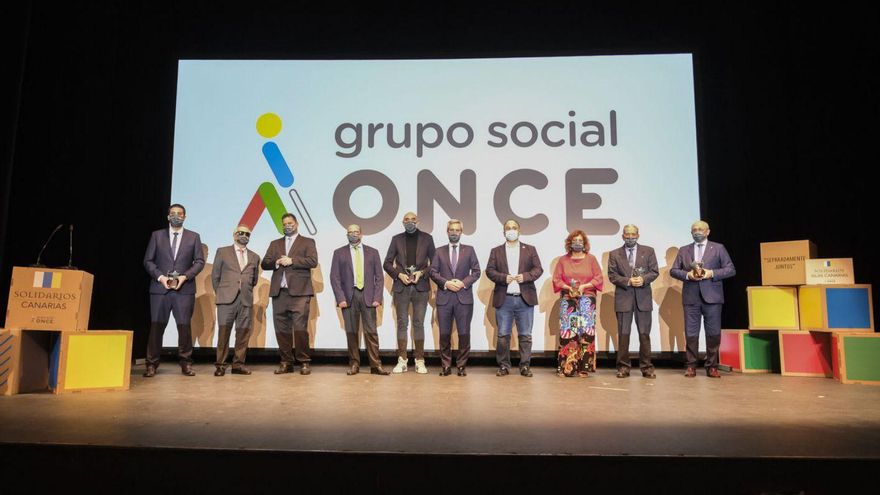 La ONCE premia a Cáritas, ‘Canarias Mediodía’ y al Cabildo de La Palma