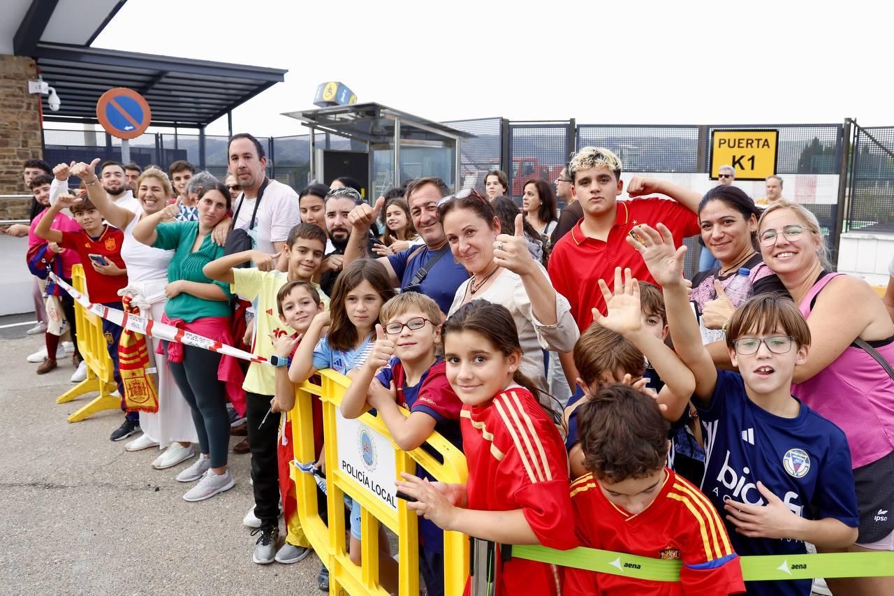 La selección española en Córdoba: la afición se vuelca con los jugadores