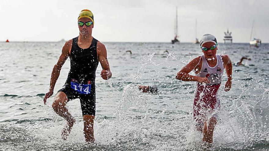 Dominio del Ibiza Half Triathlon en el Aquatló Ciutat d’Ibiza |  