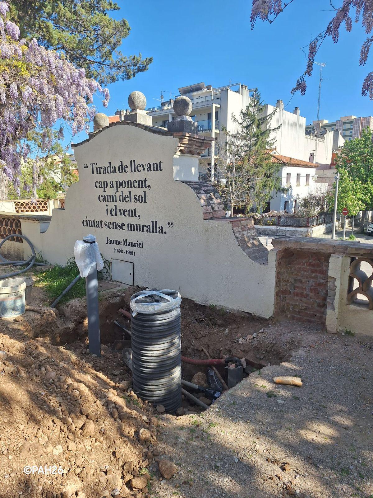 Instal·lació del nou sistema de recirculació de l'aigua