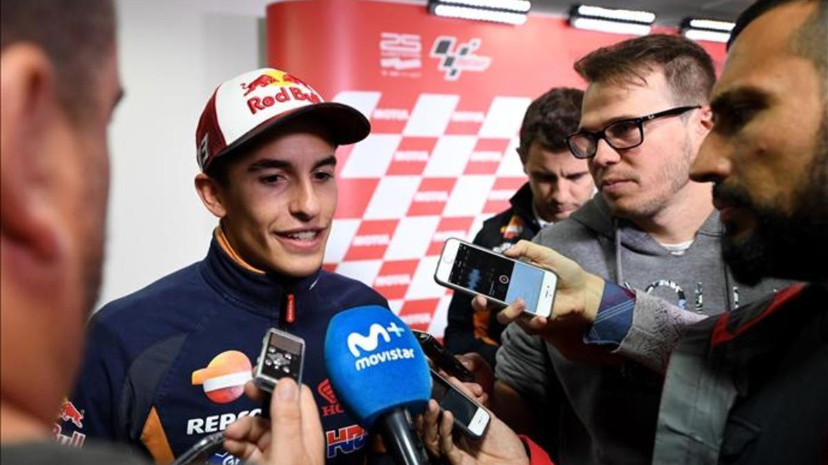 Márquez no piensa en ganar el título en Japón